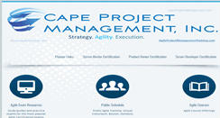 Desktop Screenshot of agileprojectmanagementtraining.com