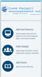 Mobile Screenshot of agileprojectmanagementtraining.com